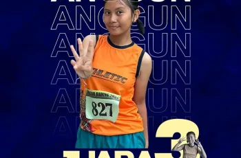Anggun – Juara 3 Lomba Lari 5000 m