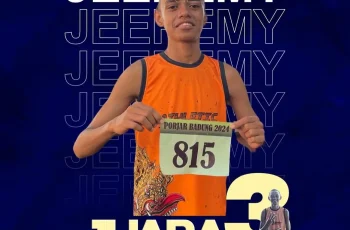 Jeeremy – Juara 3 Lomba Lari 1500 m