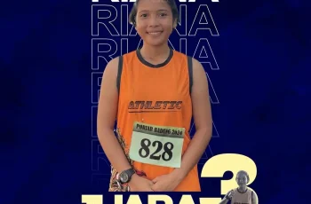 Riana – Juara 3 lomba Lari 1500 m